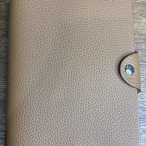 New with Tags - Hermès Gold Togo Leather Ulysse PM Notebook Cover